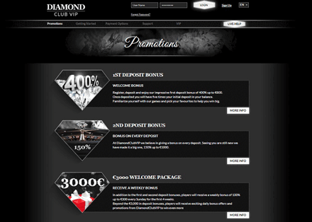 diamond club vip promociones