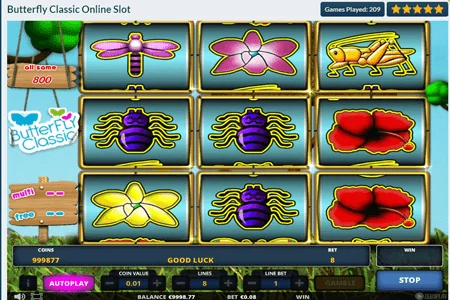 tragaperras butterfly
