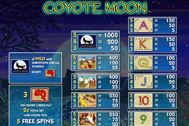 tragamonedas Coyote Moon