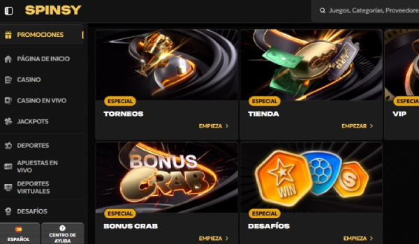 spinsy promociones