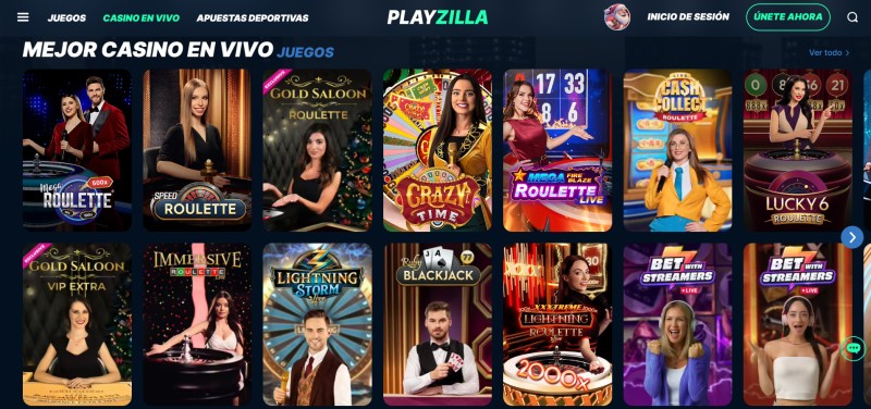 Playzilla live casino