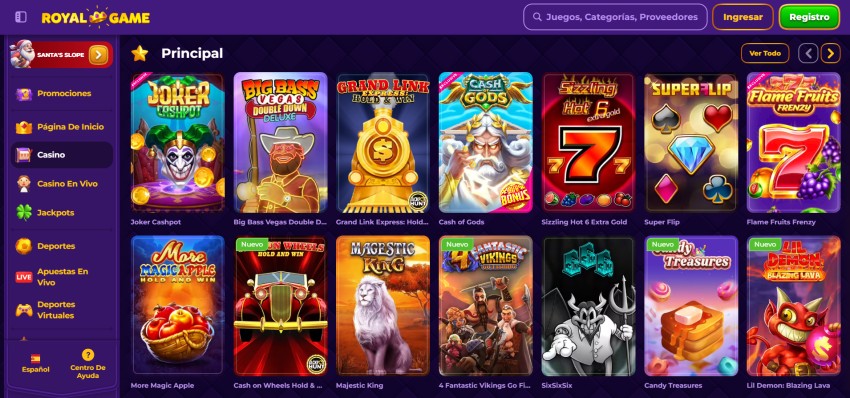 royal game slots