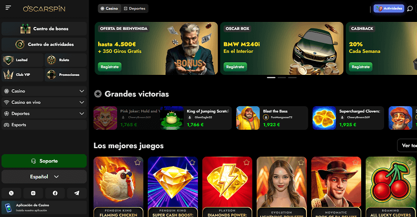 oscarspins reseña